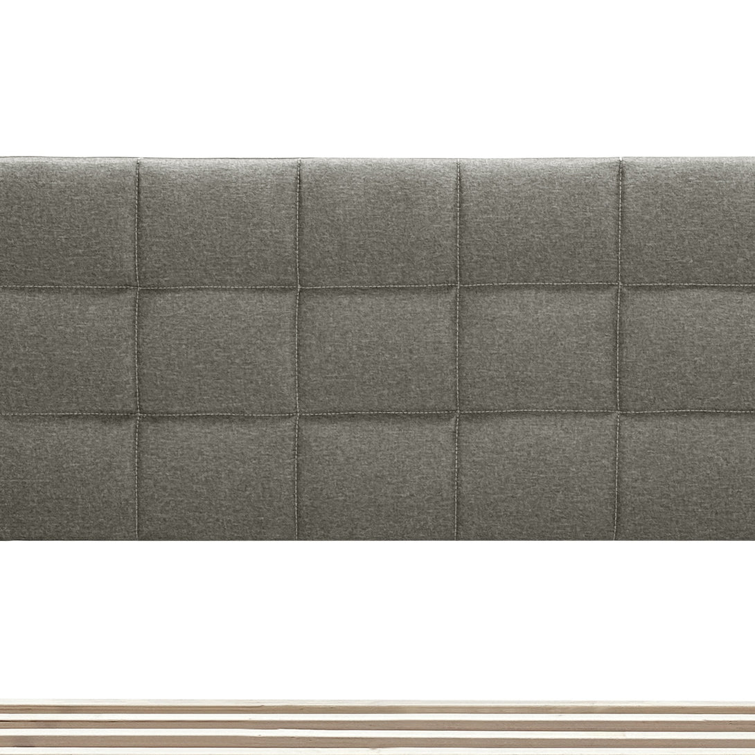 Denali Double Bed Frame with 4 Drawers - Light Grey