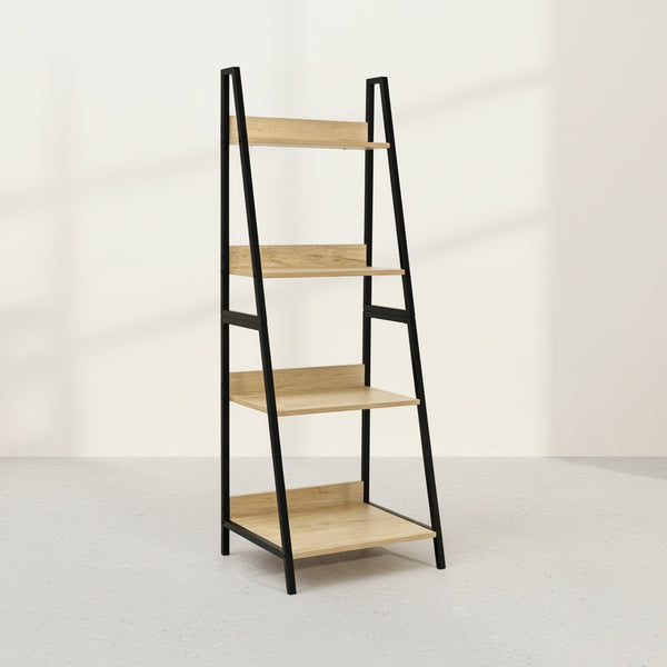 Trestle 4 Tier Ladder Storage Shelf - Oak