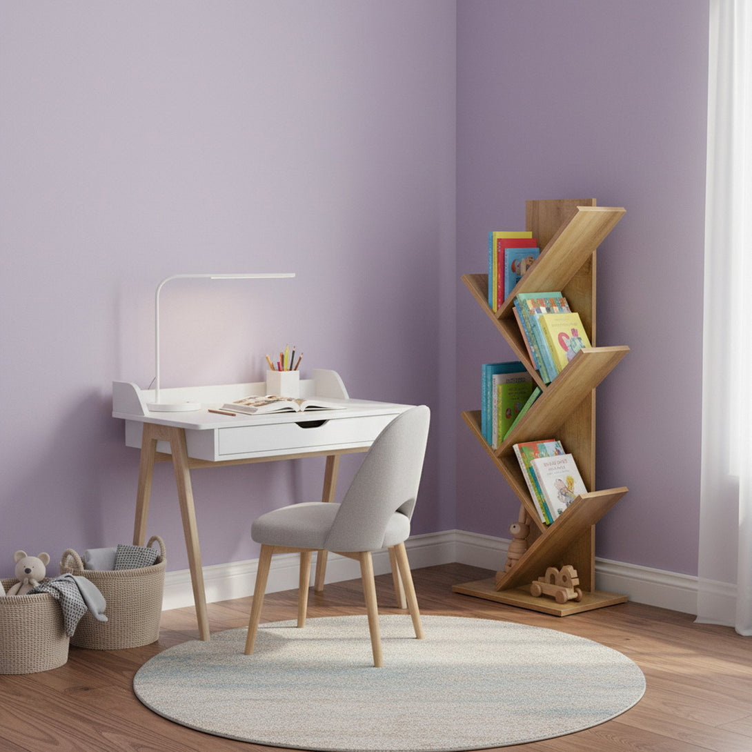 Koru 4 Tier Tree Bookshelf - Oak