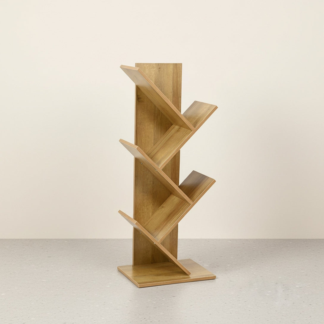 Koru 4 Tier Tree Bookshelf - Oak