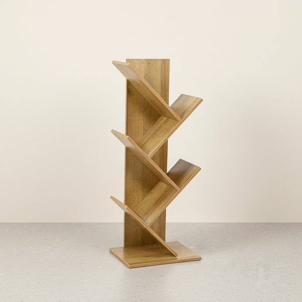 Koru 4 Tier Tree Bookshelf - Oak