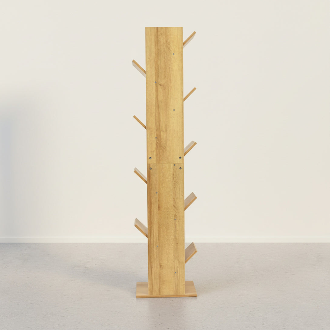 Koru 8 Tier Tree Bookshelf - Oak