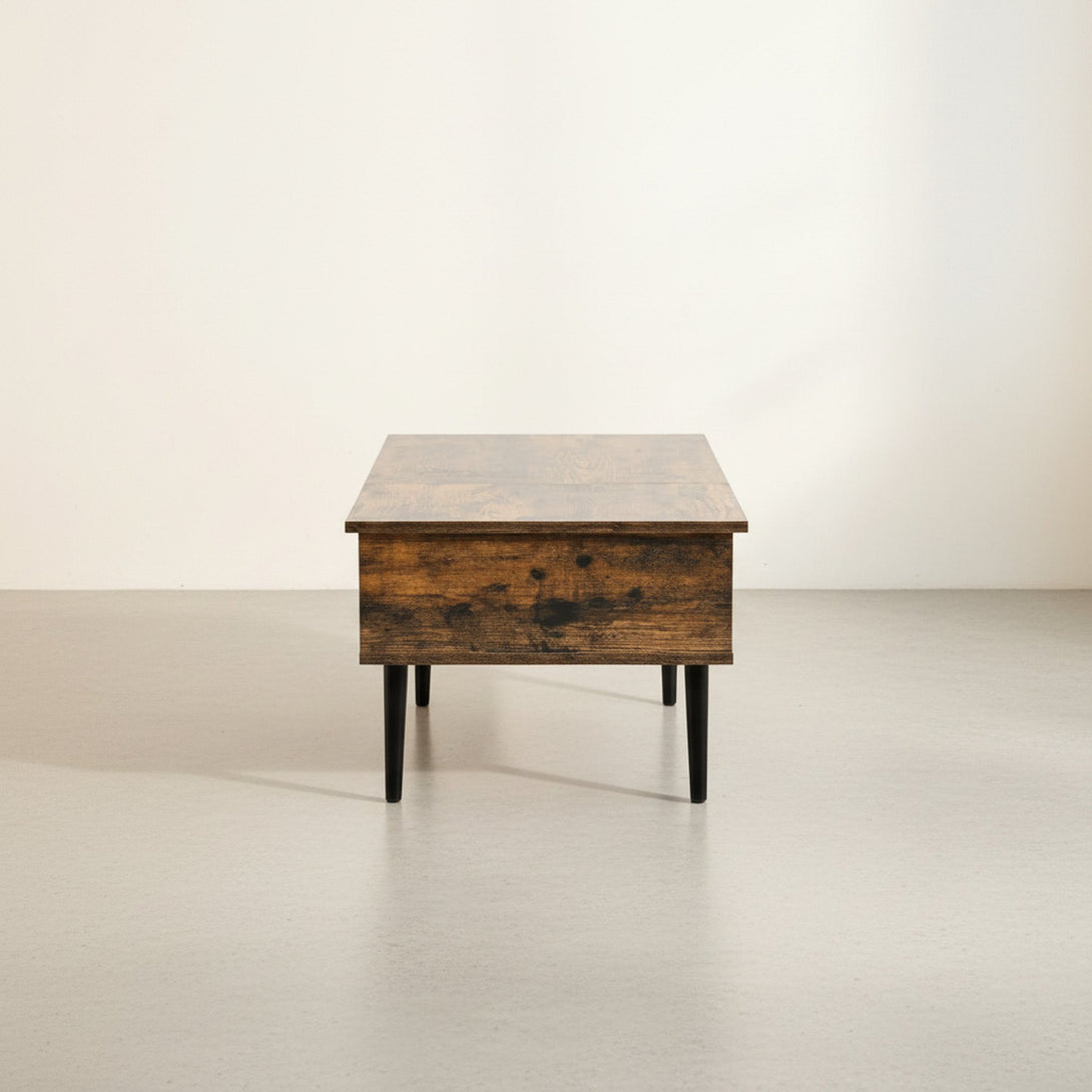 Elevate Lift Top Coffee Table - Rustic Brown
