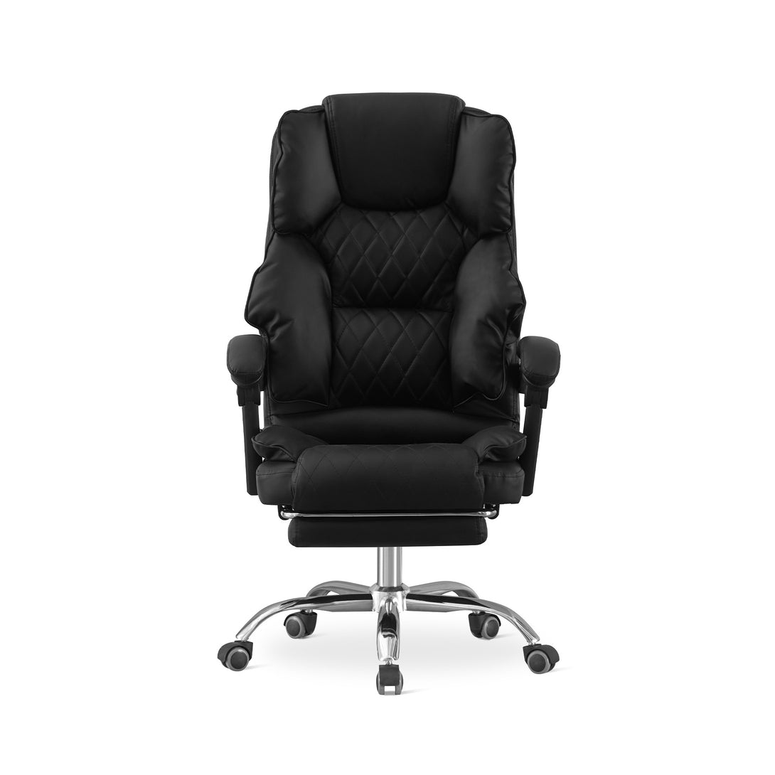 Collin Office Chair with Footrest - Black