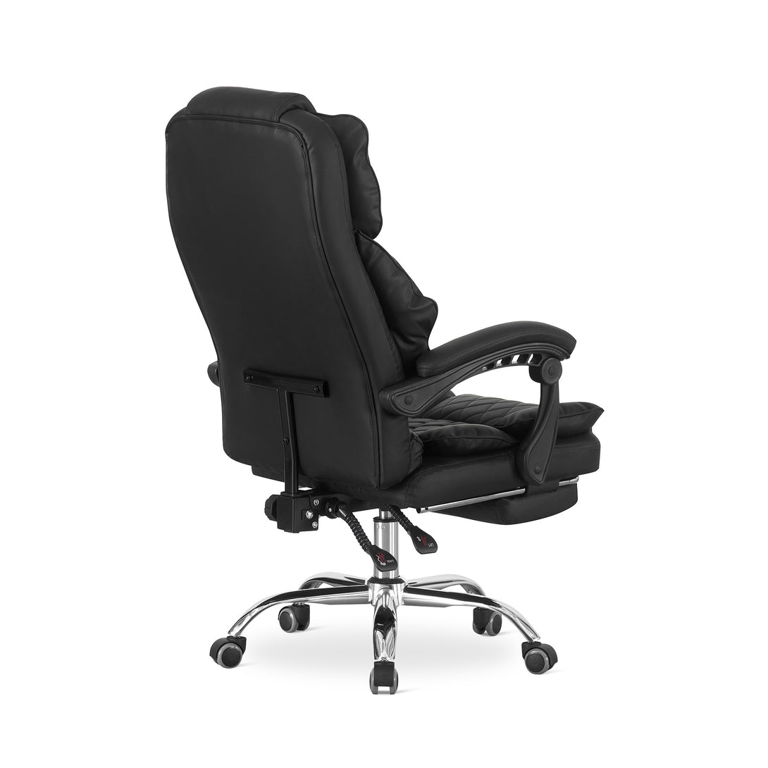 Collin Office Chair with Footrest - Black