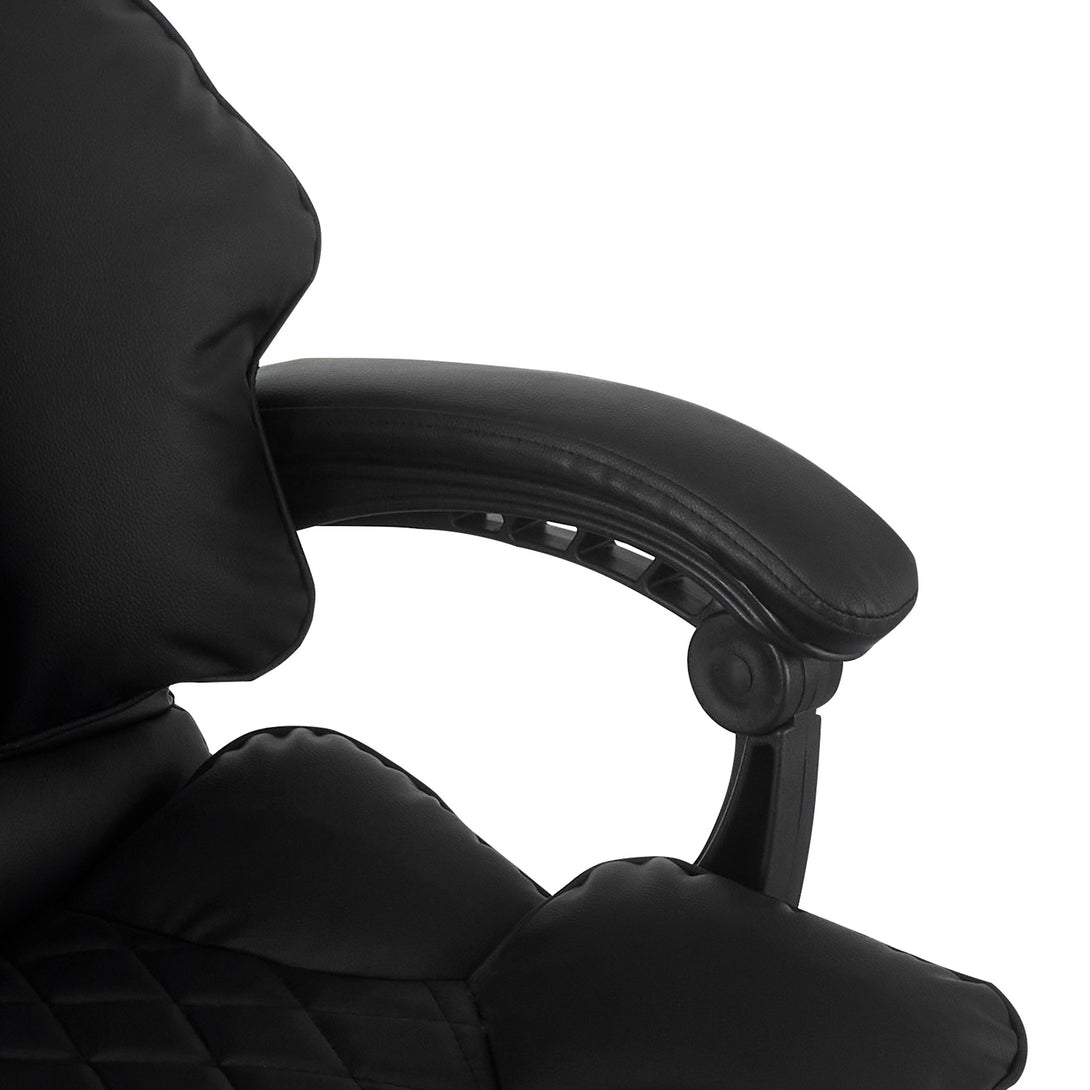 Collin Office Chair with Footrest - Black