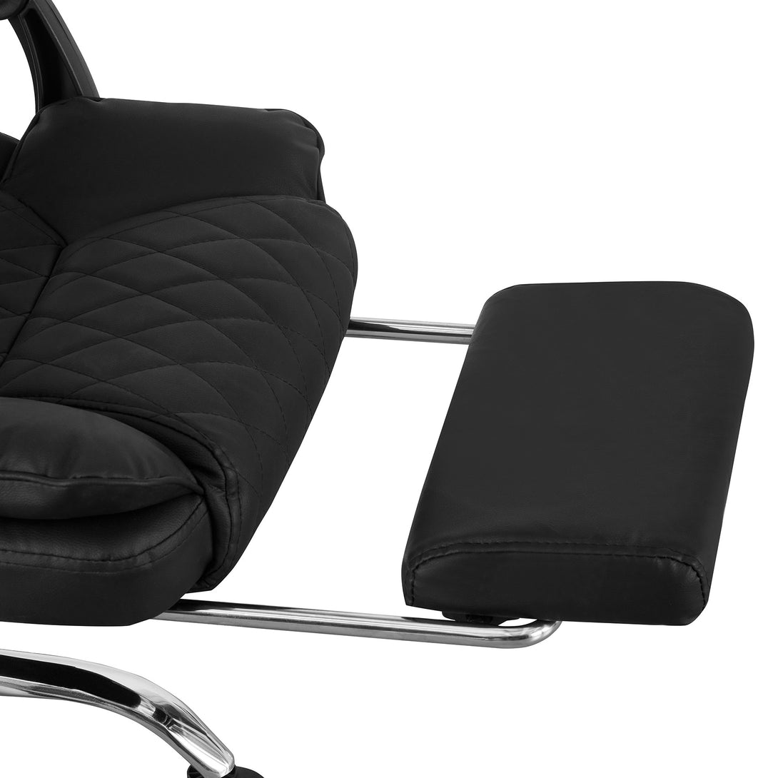 Collin Office Chair with Footrest - Black