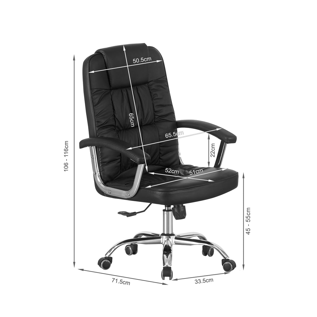 Dante Office Chair - Black