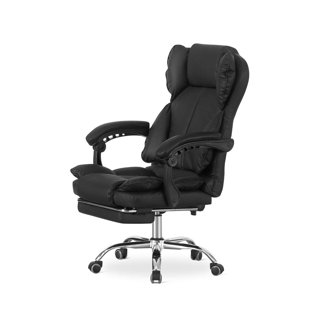 Paxton Office Chair with Footrest - Black
