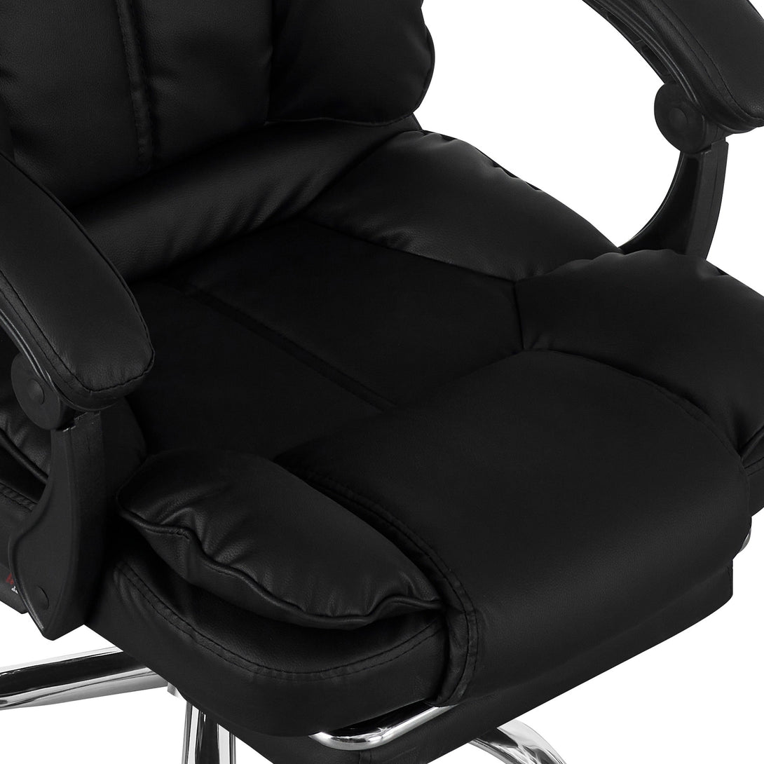 Paxton Office Chair with Footrest - Black