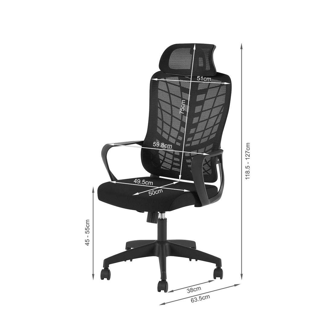 Rohan Office Chair - Black