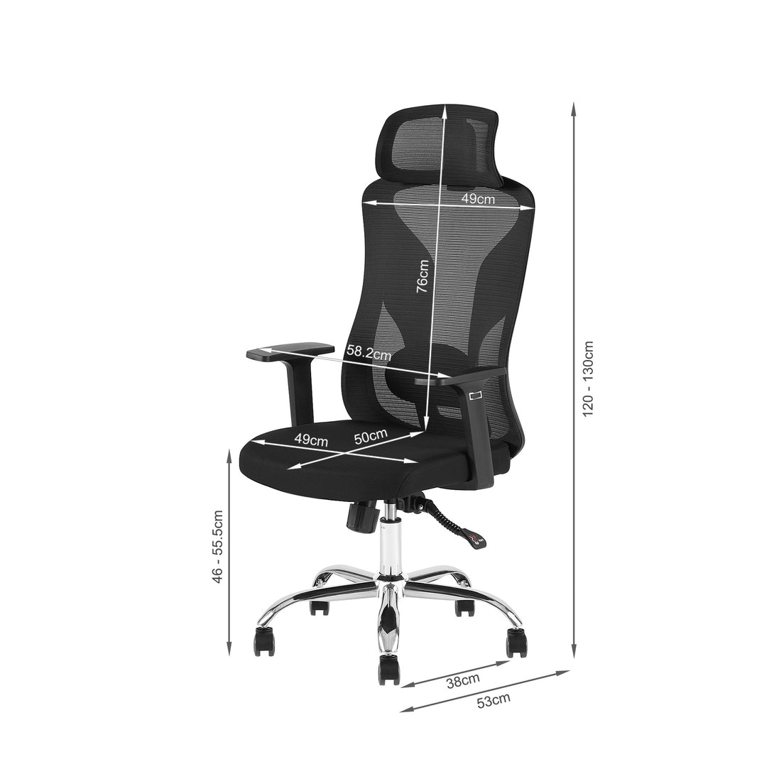 Ricky Office Chair - Black