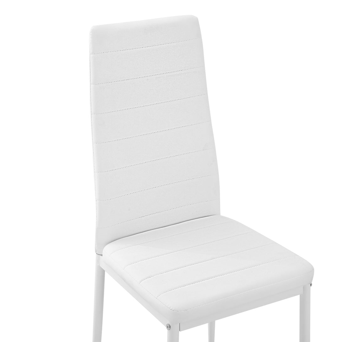 Samuel 7 Piece 1.8m Dining Set - White