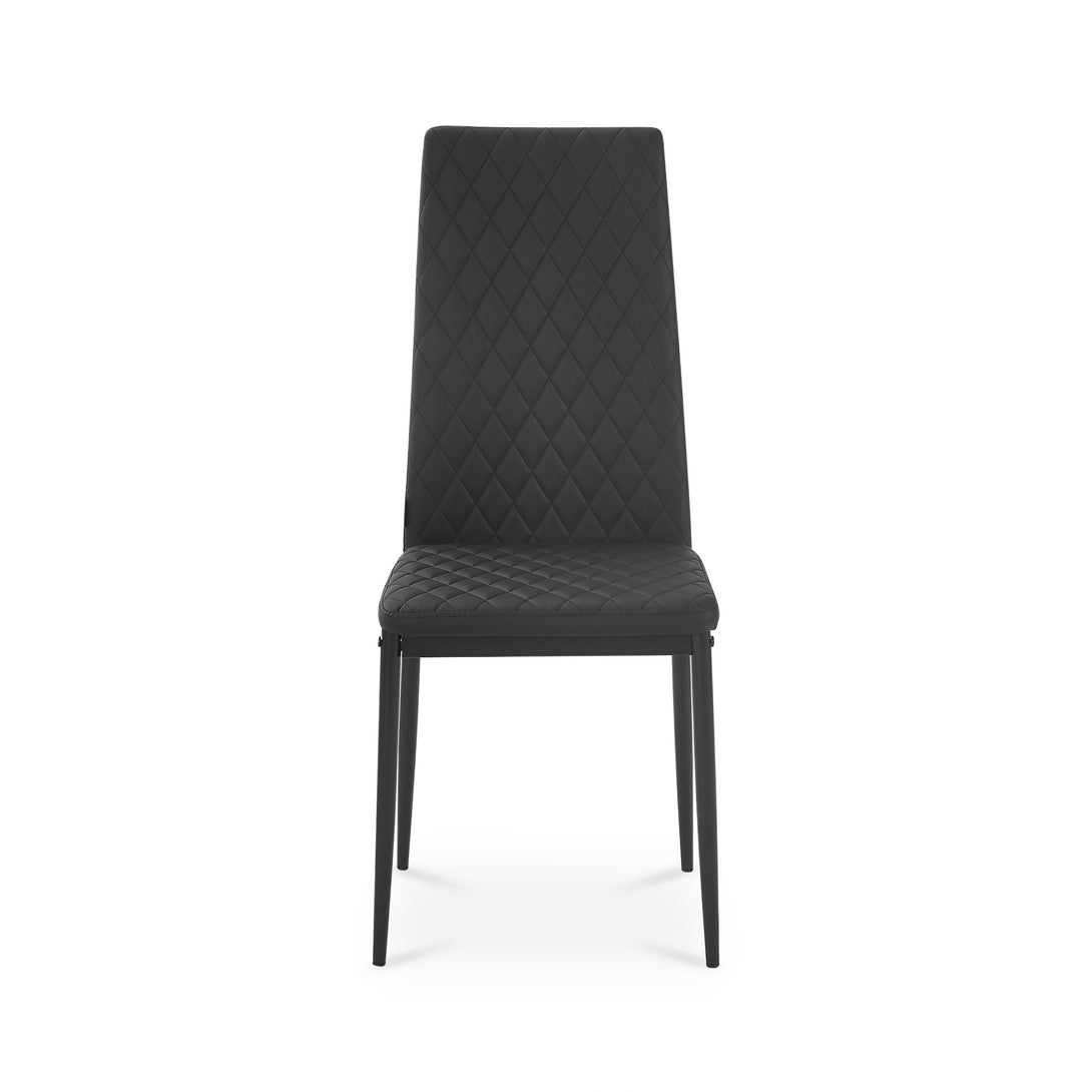 Fusion Diamond Chair- Set of 4 - Black
