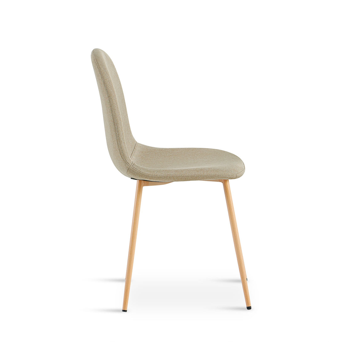 Arlo Linen Dining Chair - Set of 4 - Beige