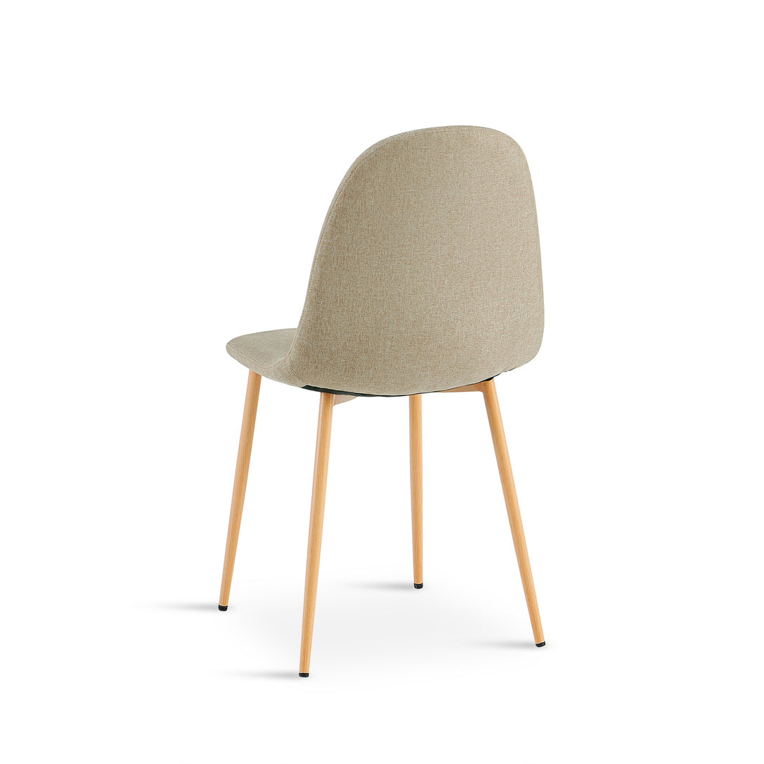 Arlo Linen Dining Chair - Set of 4 - Beige