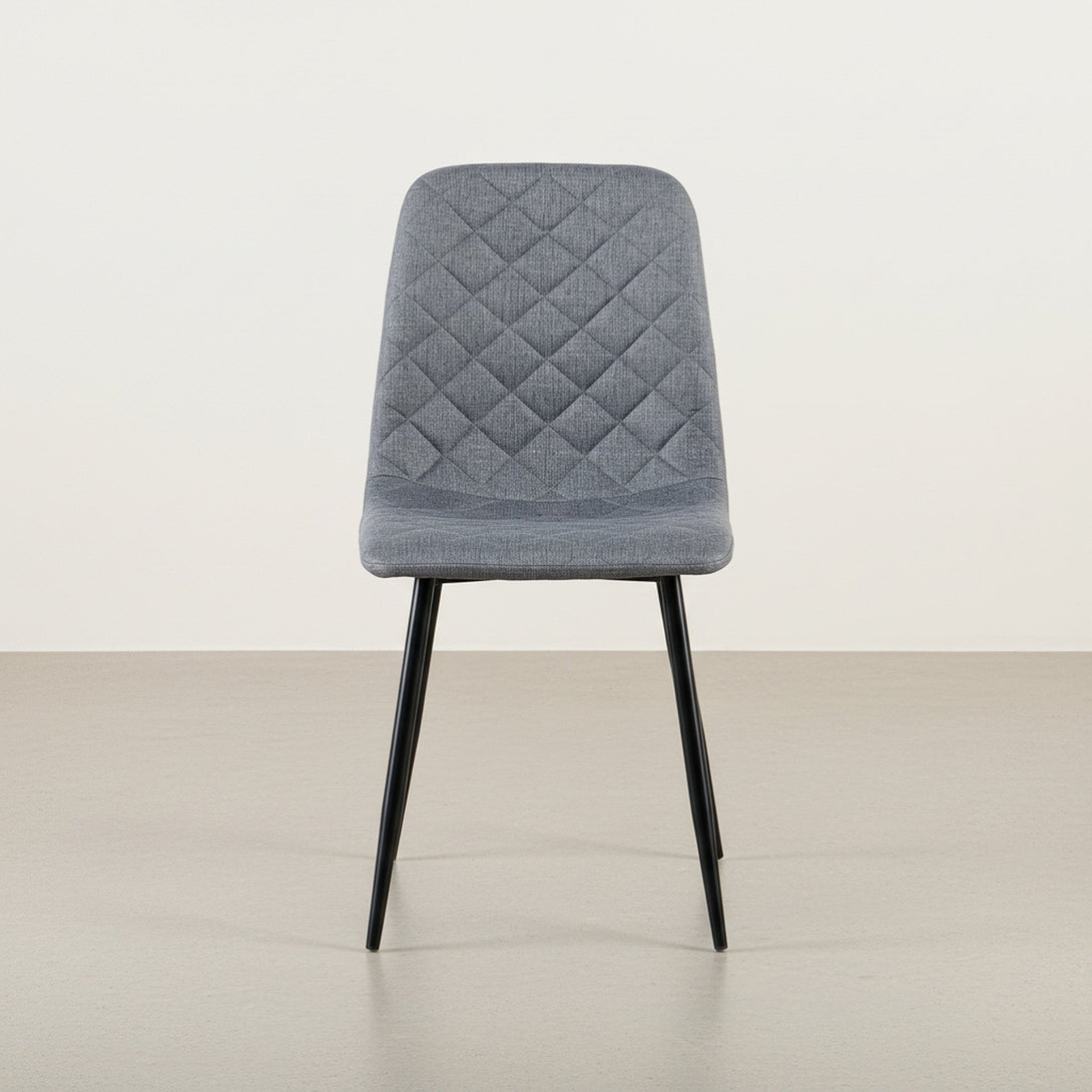 Fika Linen Dining Chair - Set of 4 - Grey