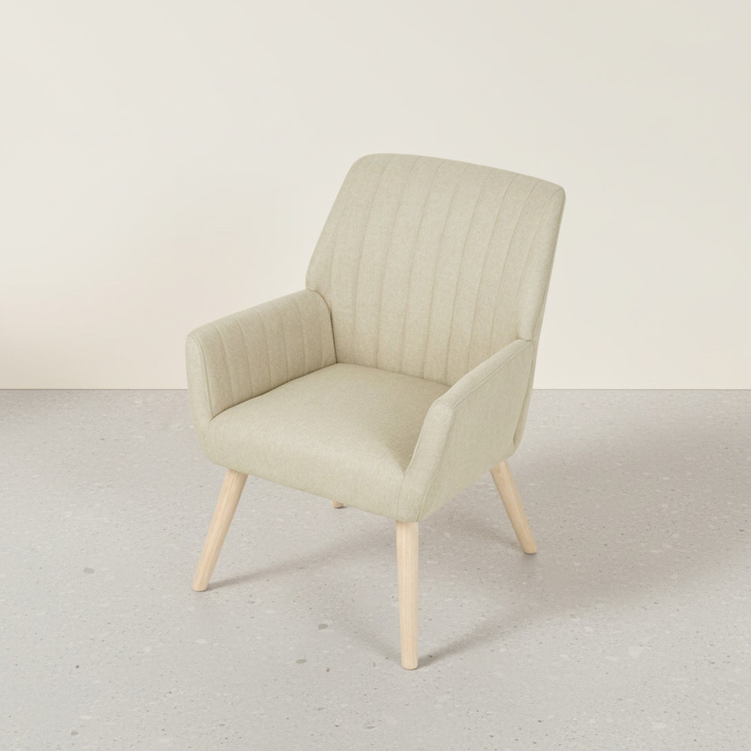Niva Linen Armchair - Linen Beige