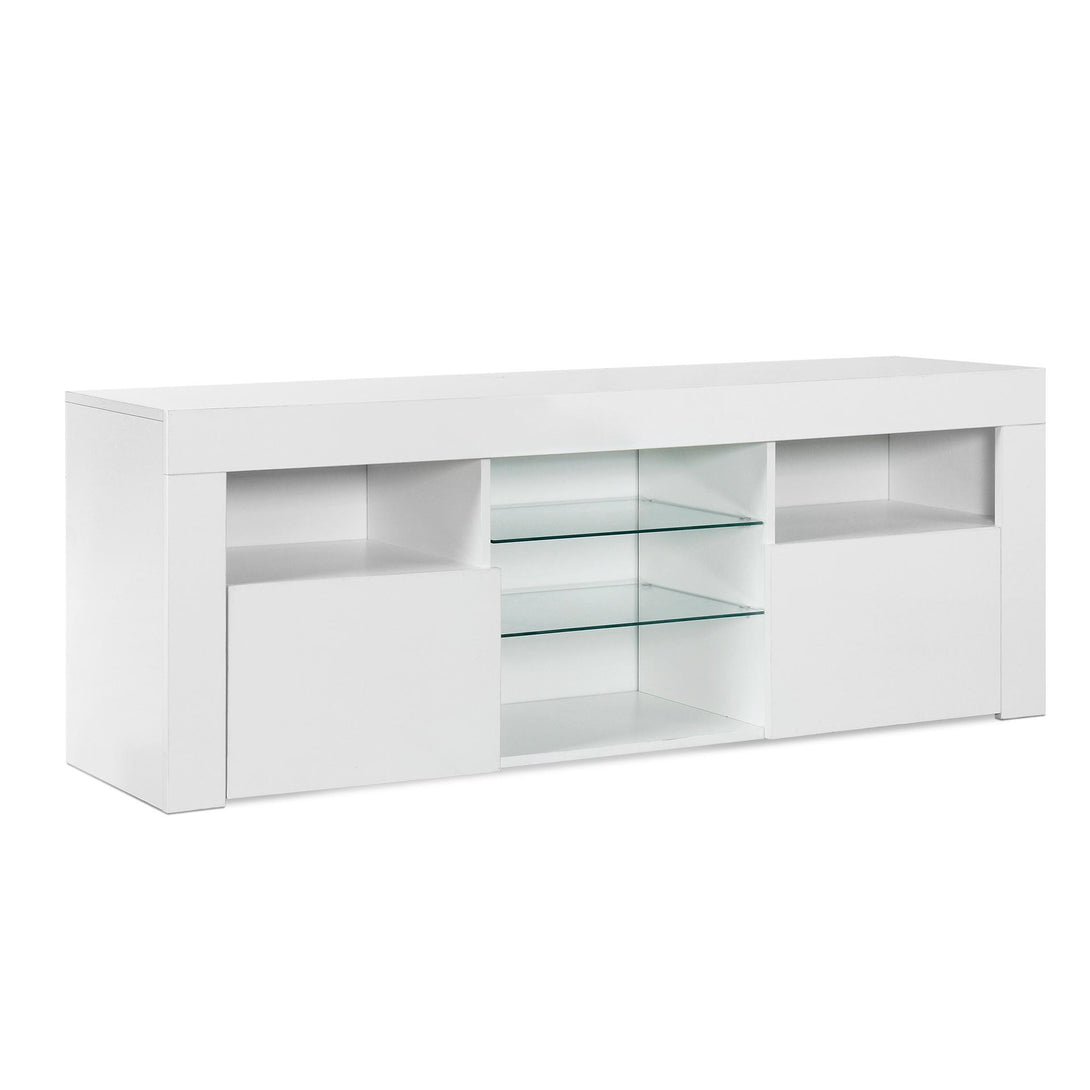 Atka 1.45m LED Entertainment Unit - White