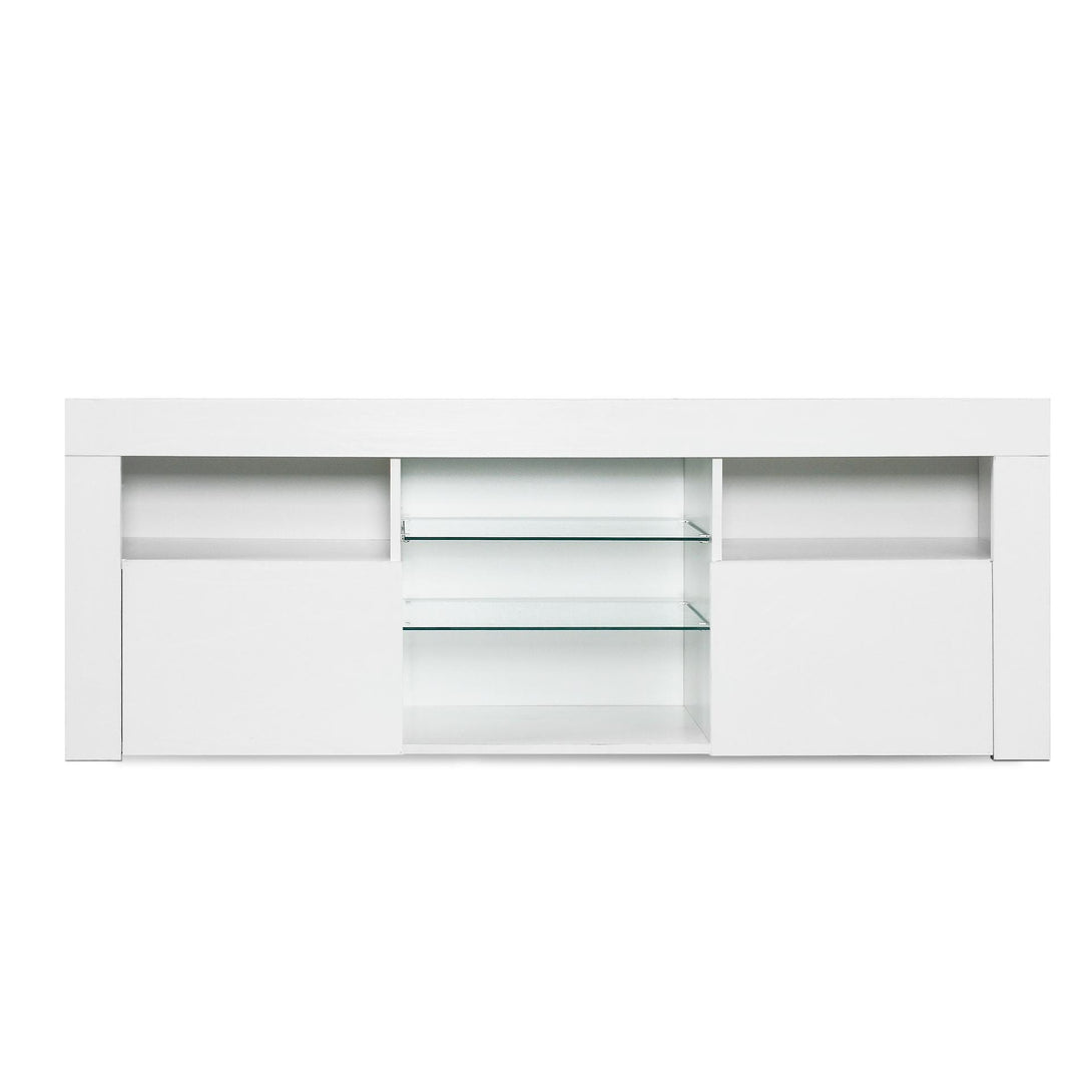 Atka 1.45m LED Entertainment Unit - White