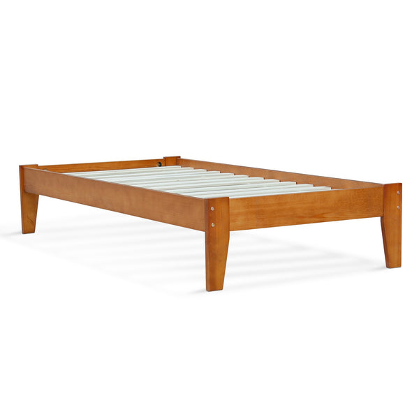 Meri Single Wooden Slat Bed Frame - Oak