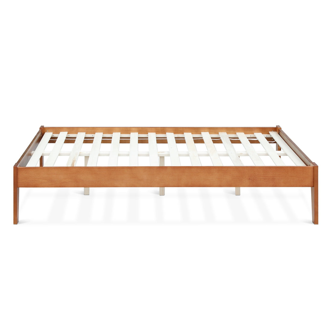Meri Double Wooden Slat Bed Frame - Oak