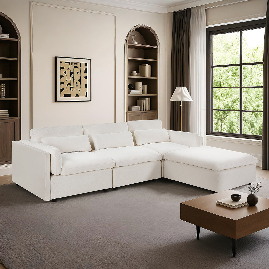 Barmouth Modular Sofa - Linen Cream