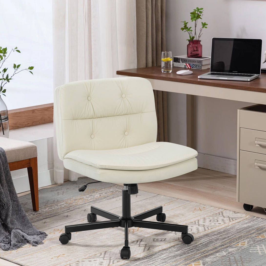 Israel Swivel Chair - Ivory