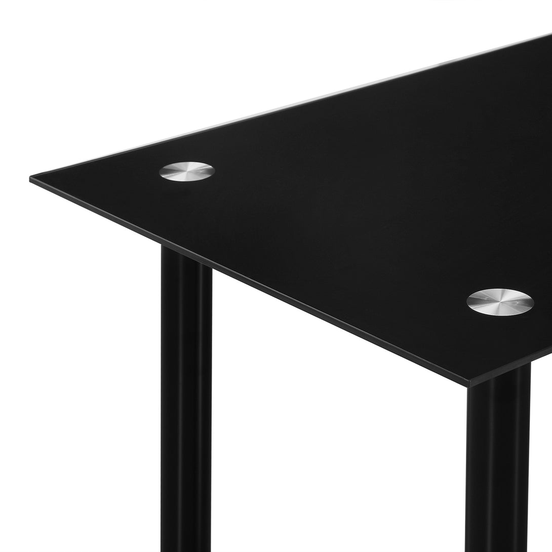 Benjamin 5 Piece 1.4m Dining Set - Black