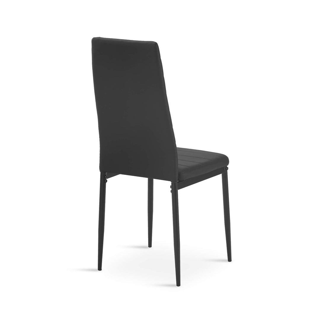 Samuel 5 Piece 1.4m Dining Set - Black