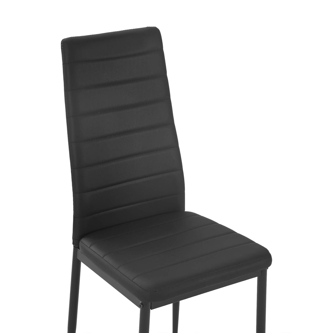 Samuel 5 Piece 1.4m Dining Set - Black