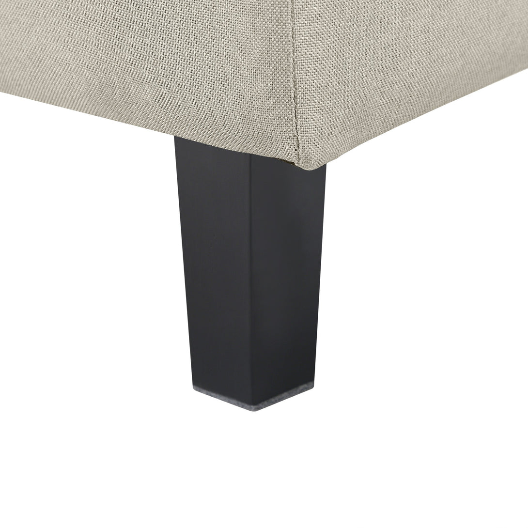 Sebastian Storage Ottoman Bench - Beige