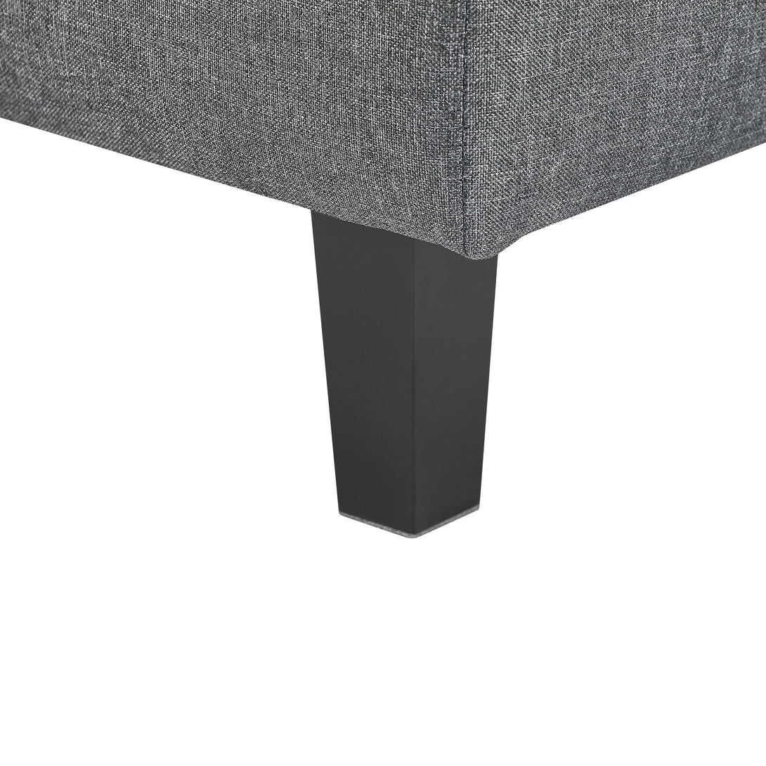 Sebastian Storage Ottoman Bench - Grey
