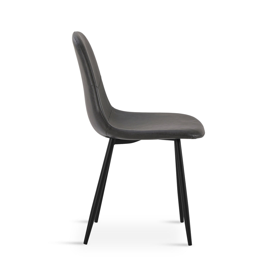 Matthew PU Leather Dining Chair - Set of 4 - Grey