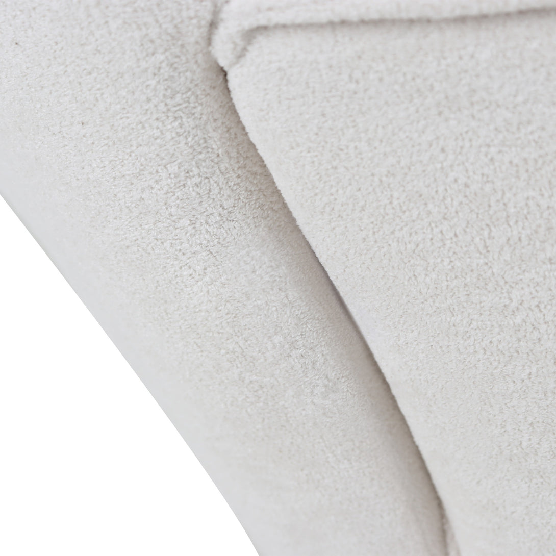 Amelia Rubberwood Armchair - White