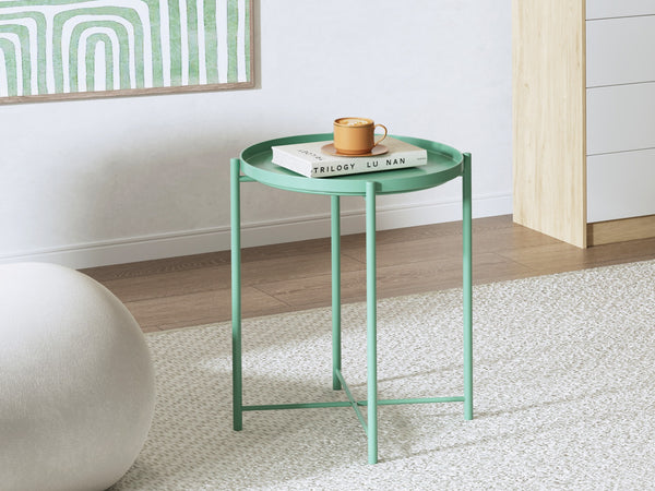 Xenia Round Coffee Table - Green
