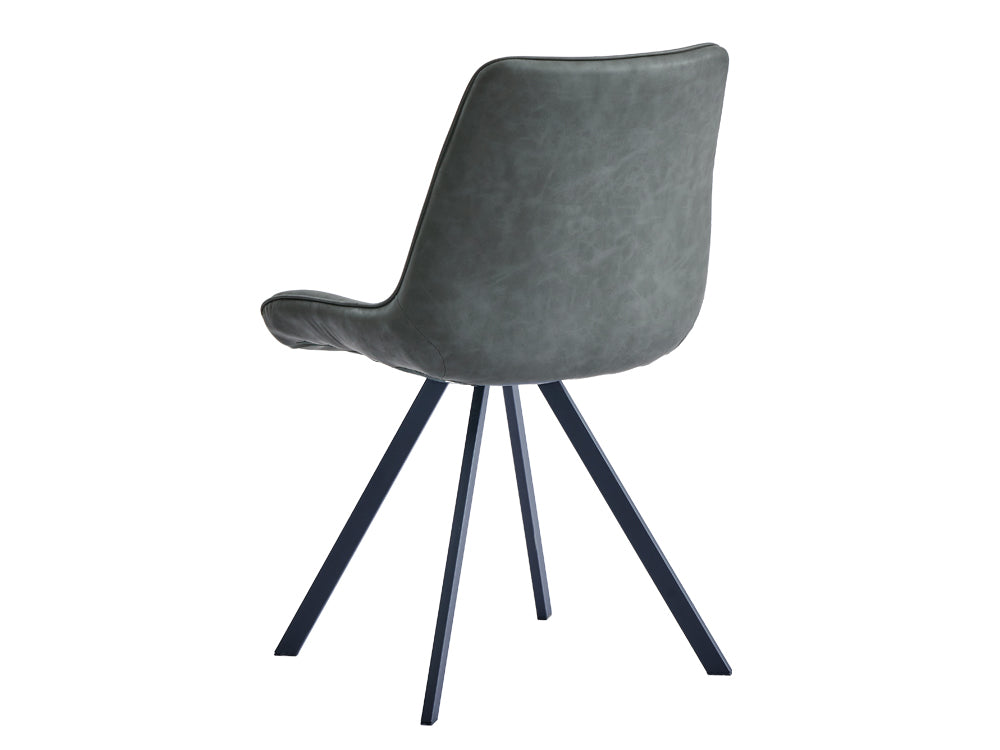 CECILIA 4PCS Dining Chair - DARK GREY