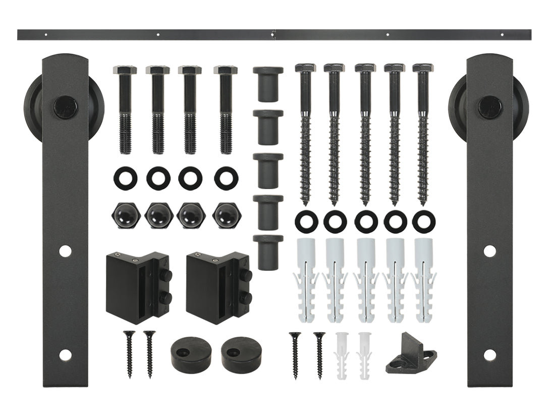 1.8M Sliding Barn Door Track Hardware Kit