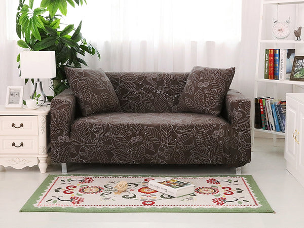 3 Seater Sofa Cover Couch Cover 190-230cm - LEAVES