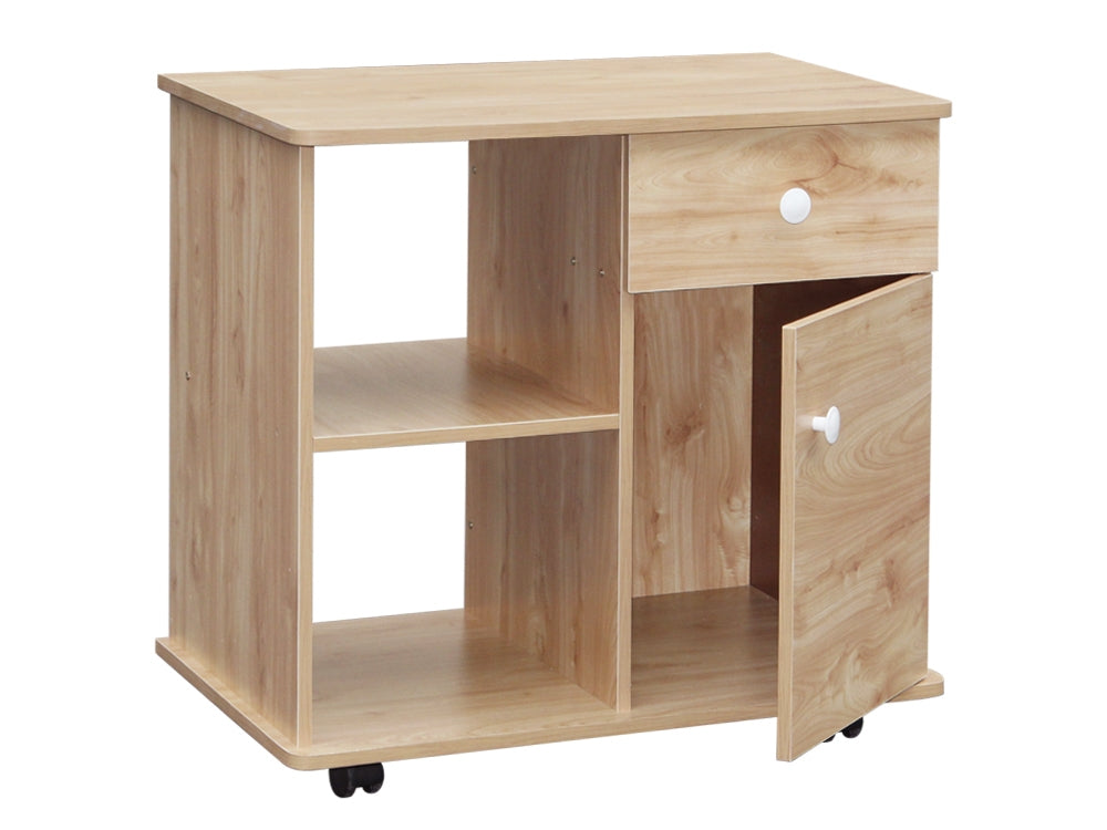 MALIGNE Storage Shelf Office Cabinet on Wheels