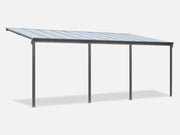 TOUGHOUT Patio Canopy Roof 6.18M x 3M - CHARCOAL GREY
