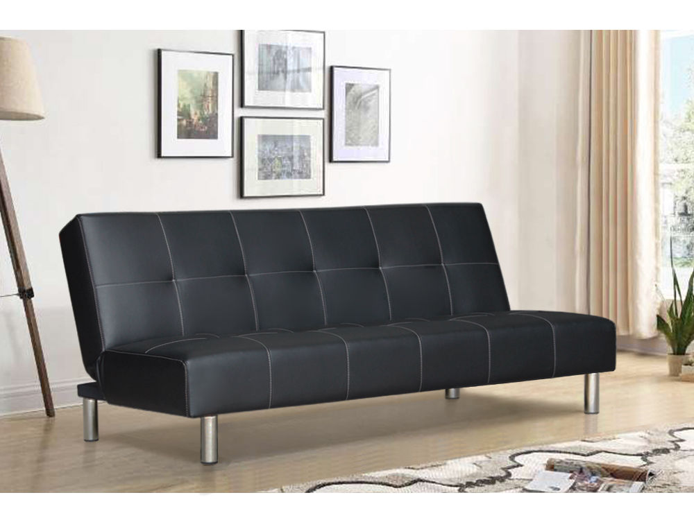 BetaLife 3-Seater PU Sofa Bed