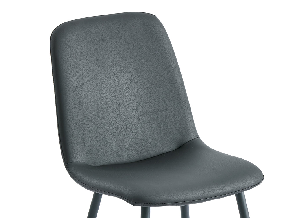 CALLIE 4PCS Dining Chair - DARK GREY