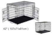 42" Dog Cage 107 x 71 x 77cm (0.10m3 - 13kg)