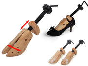 1 PAIR Wooden Adjustable Shoe Stretchers Shapers - SMALL BUBBLE WRAP