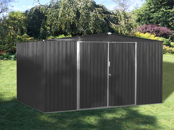 Garden Shed 3.7M x 2.8M x 2.1M Charcoal Grey