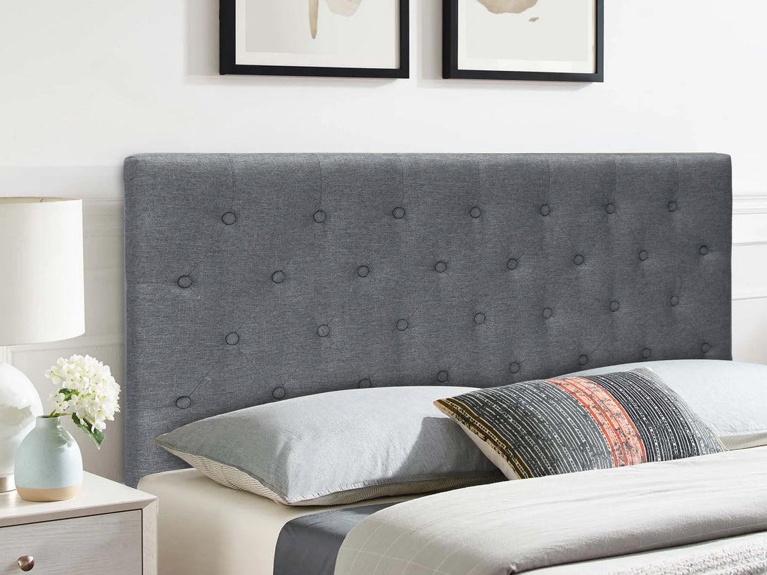 BARBARA Fabric Upholstered Headboard - DOUBLE