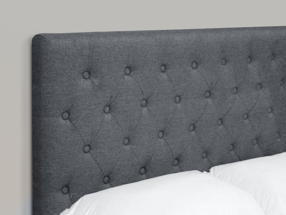 BARBARA Fabric Upholstered Headboard - DOUBLE