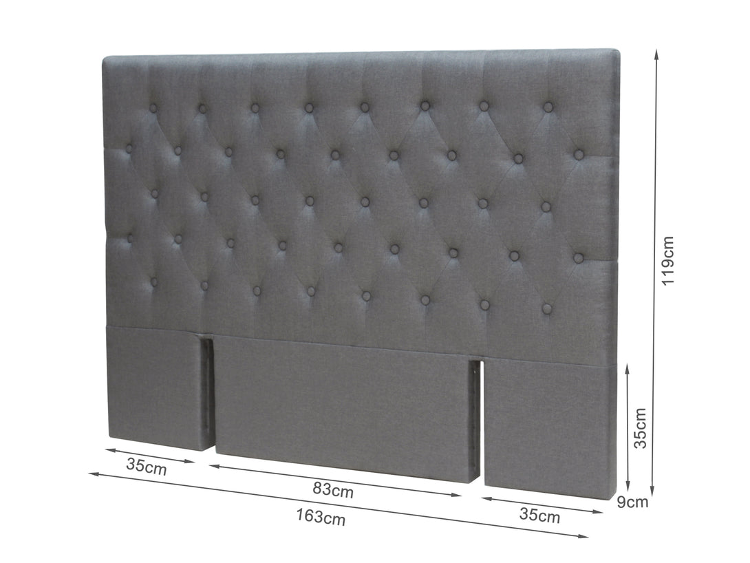 BARBARA Fabric Upholstered Headboard - QUEEN