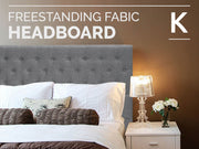 BARBARA Fabric Upholstered Headboard - KING